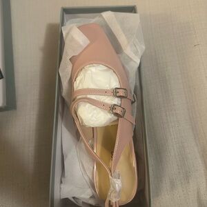 Women’s Pink Mary Jane Slingback Flats
